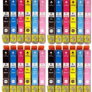 High-Yield Compatible Epson 24XL Ink Cartridge Multipack (T2438)